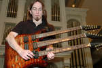 rich horner plays air raid peabody griswold hall triple neck guitar ebow